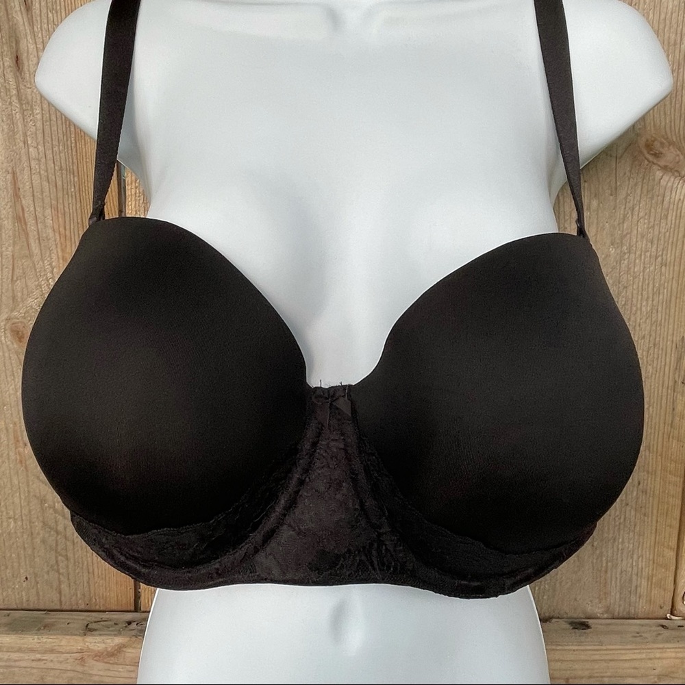Torrid Curve Black Bra Push up new 42G